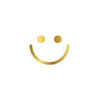 Goldener Smiley